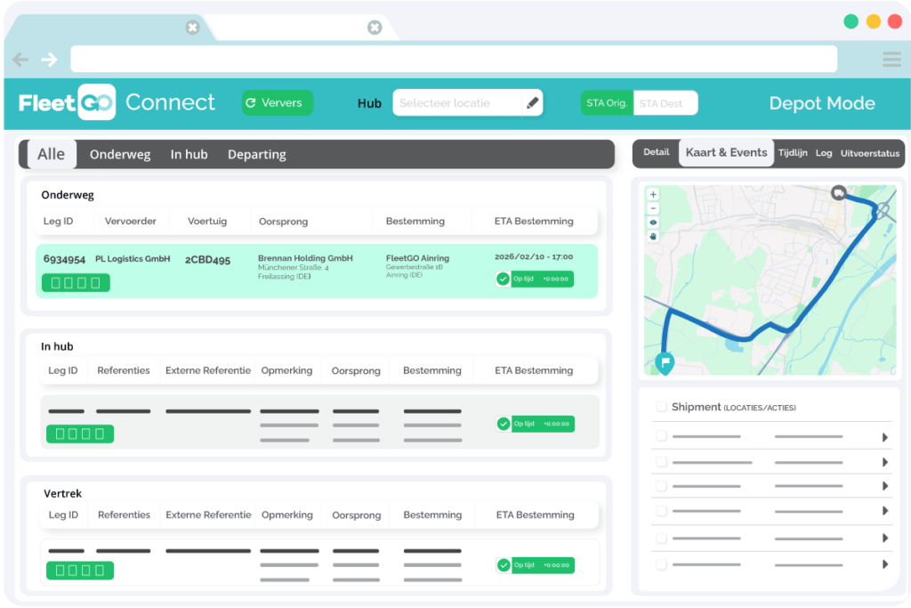 FleetGO connect depot management