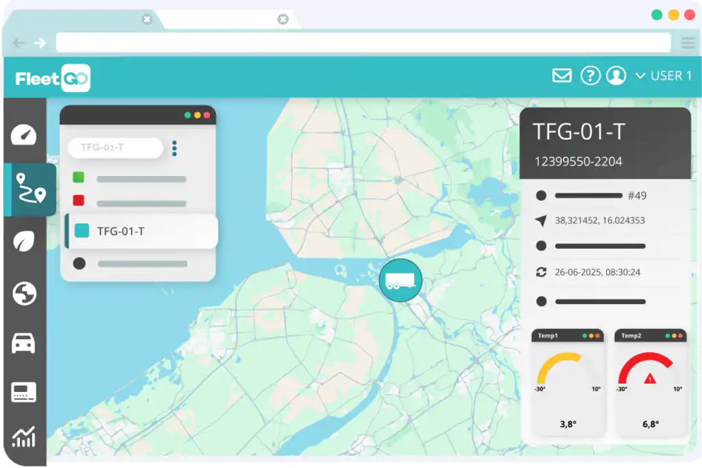 Trailer tracking live temperatuur monitoring nl