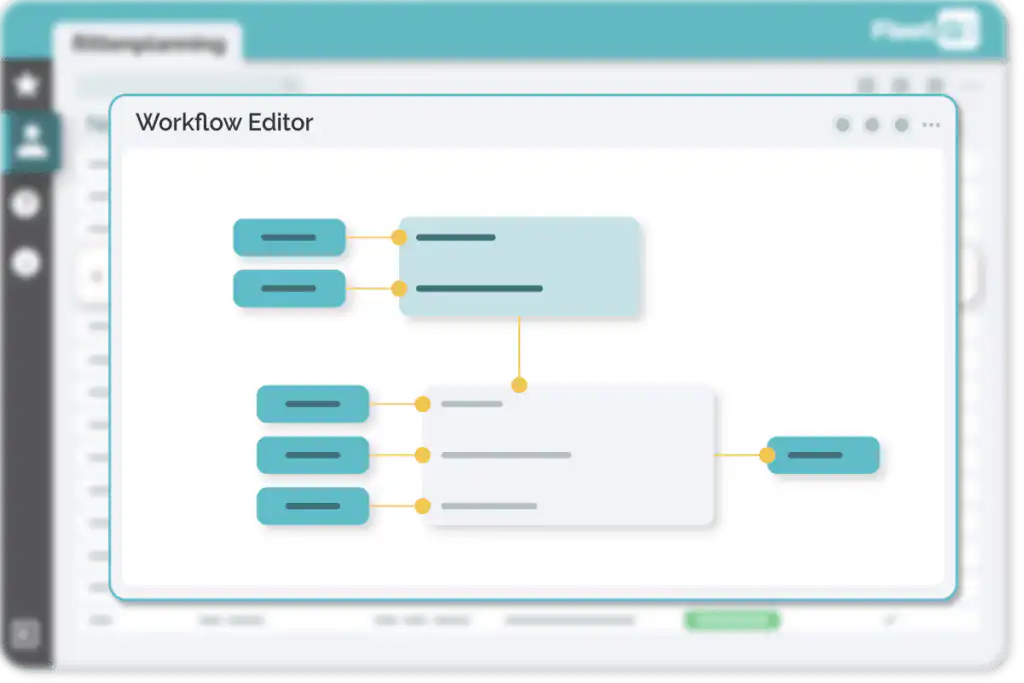 Transport management enterprise workflow editor