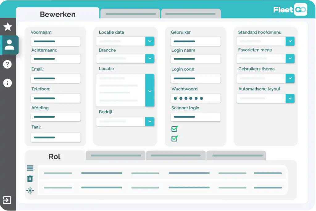 Warehouse management rollen management NL