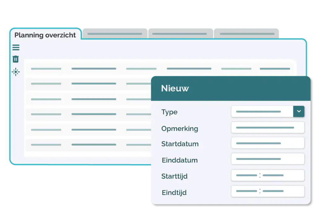 Warehouse management shift planning NL