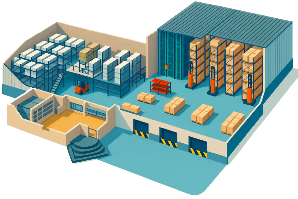 Warehouse management warehouse structuur NL